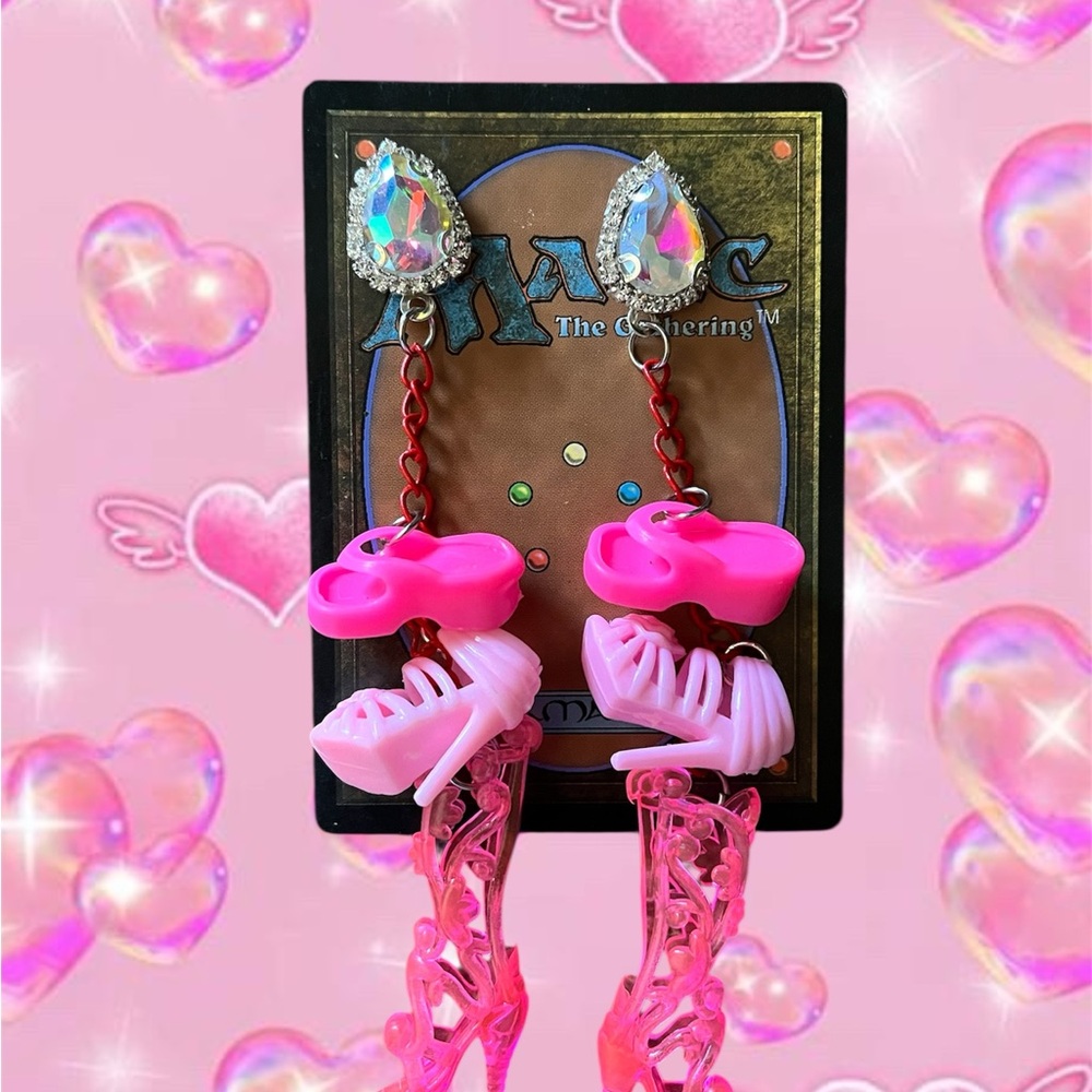 Pink barbie dream Earrings